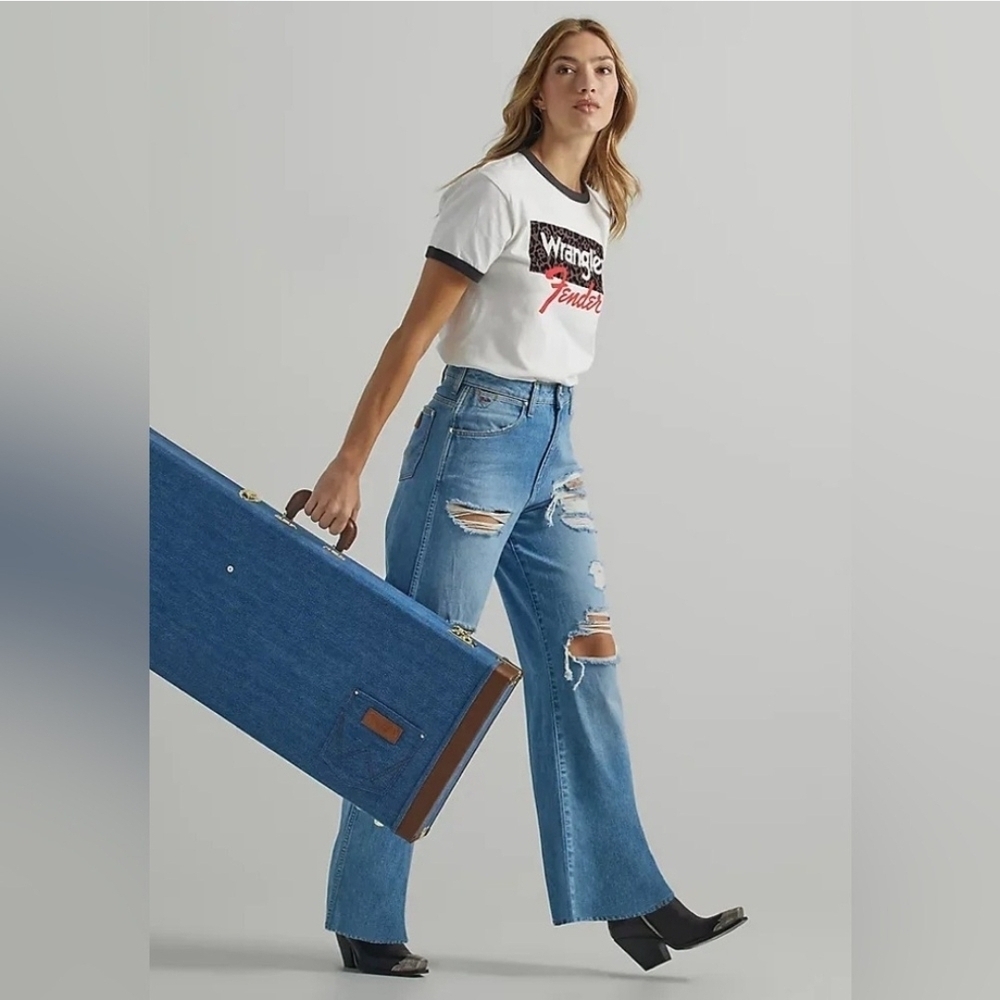 Wrangler Women's High Rise Blue Jeans